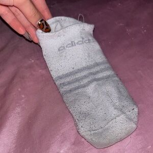 Woman’s white sock